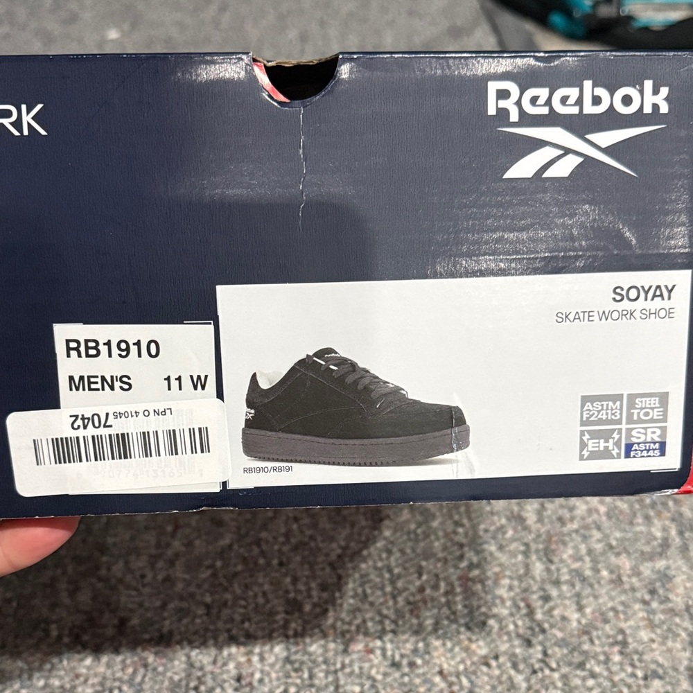 Reebok Men's Black Soyay Skate Work Shoe - Picture 9 of 9